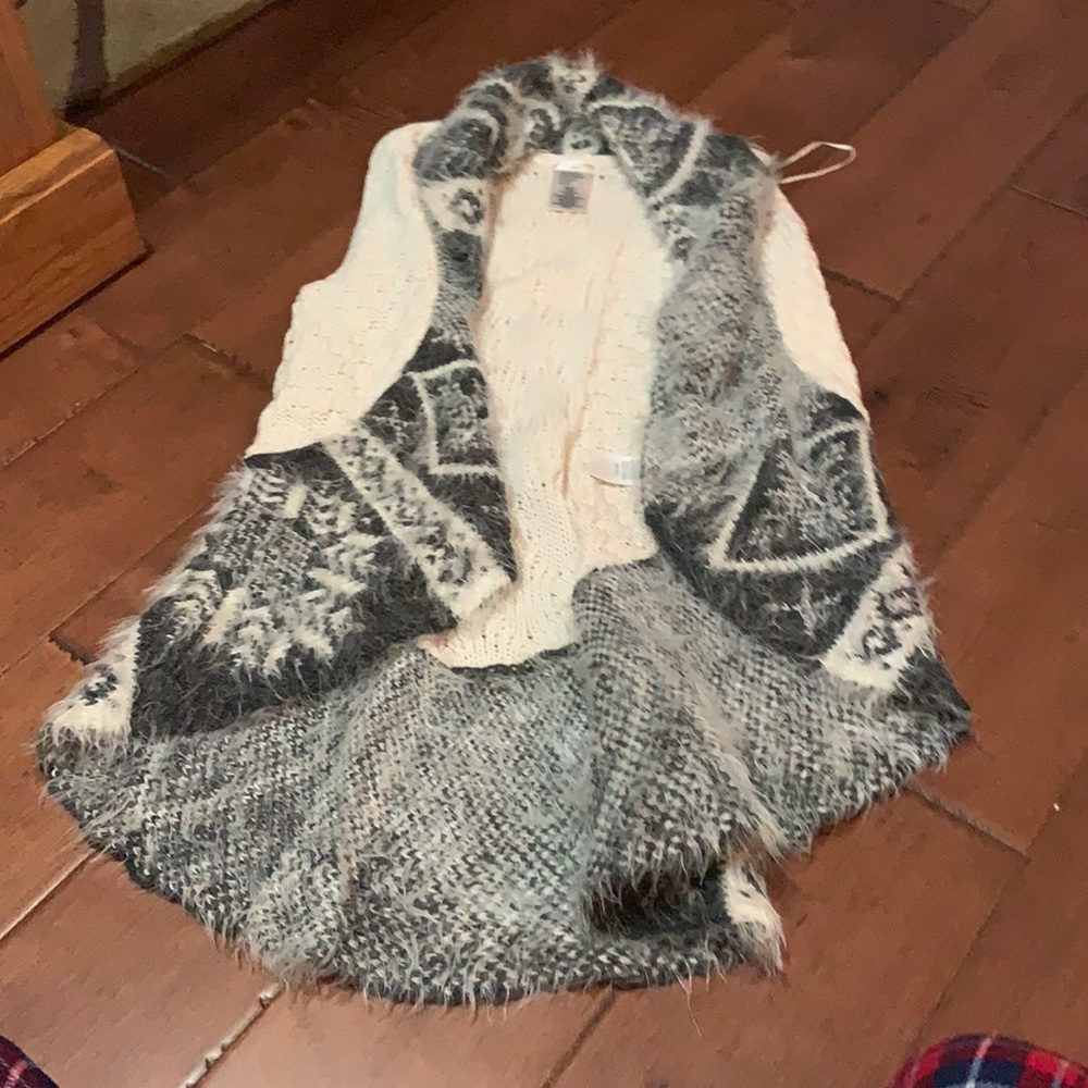 Gray and white jacket from Max Studio Kids